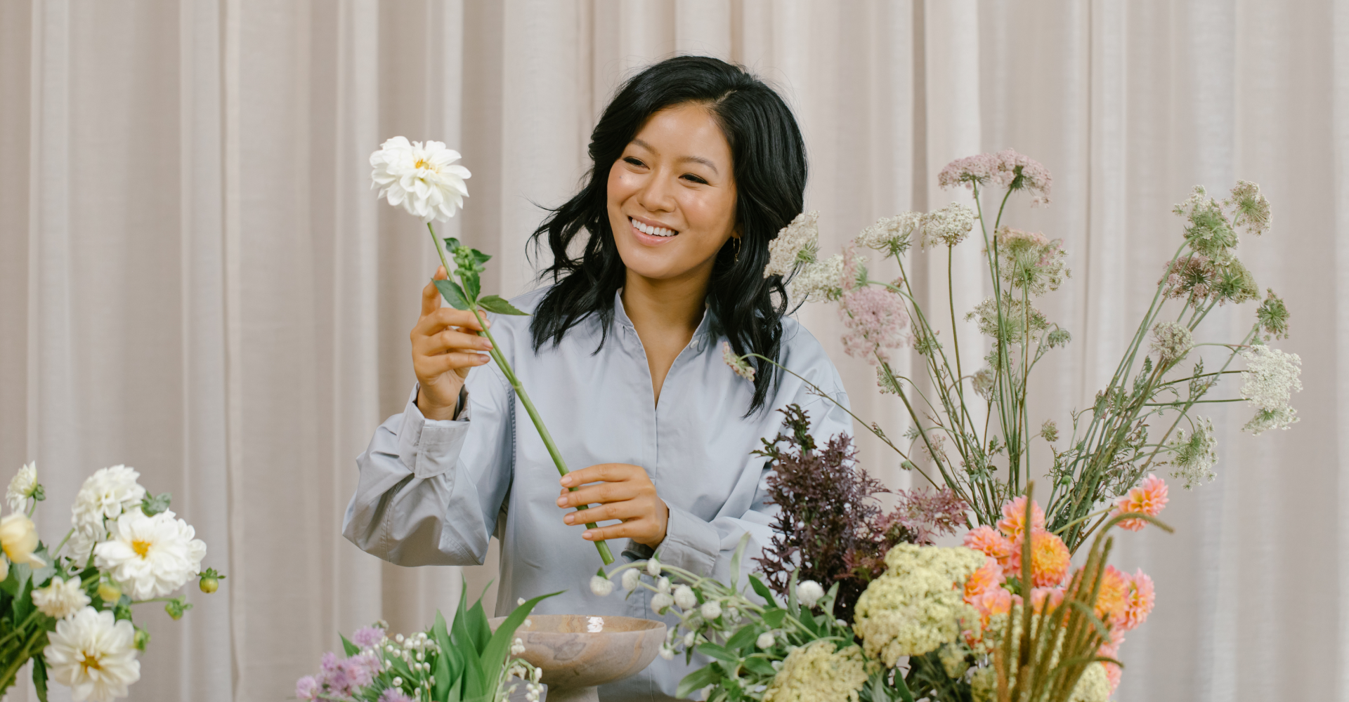 painting of man hiking in snow